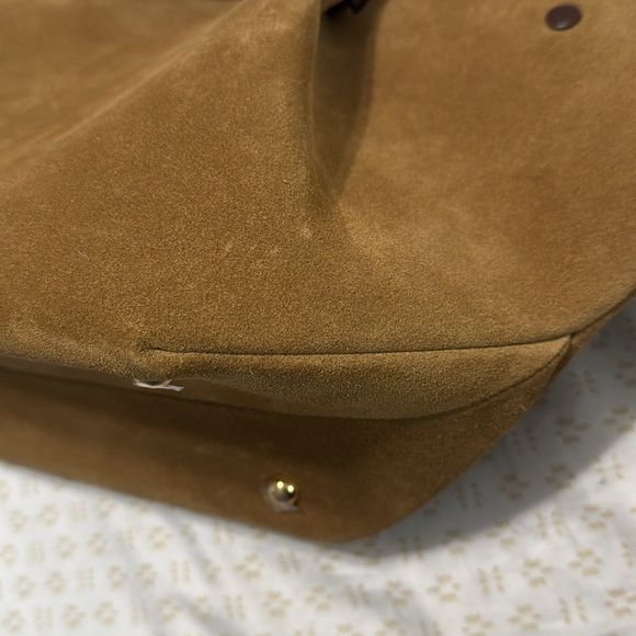 DeMellier London Suede Midi New York Bag with crossbody strap - Picture 16 of 17